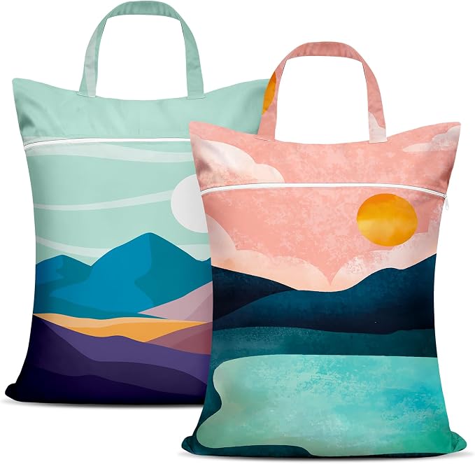2 Pcs Large Travel Laundry Bags by Nidoul