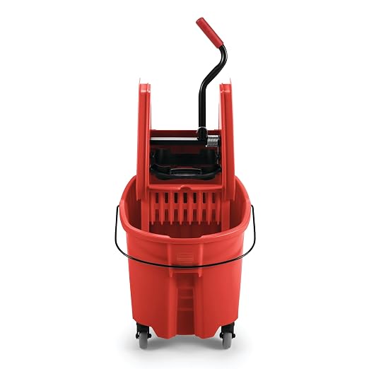 Rubbermaid Commercial Products WaveBrake 2.0 35 QT Down-Press Mop Bucket - Image 3