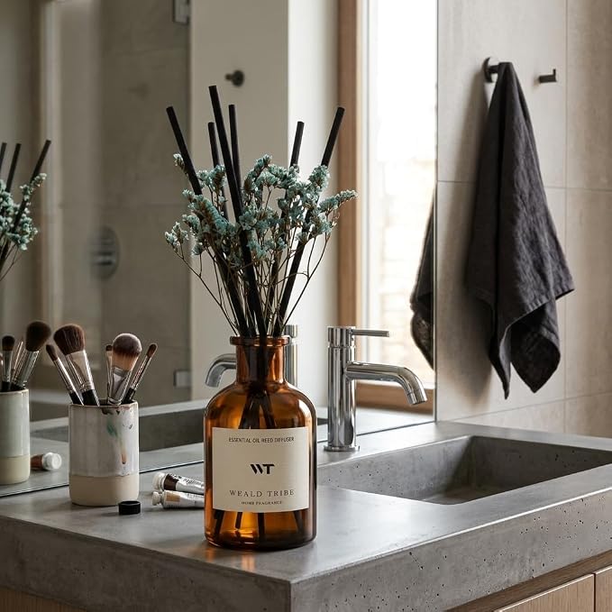 Reed Diffuser Set for Bathroom Decor, Sticks Diffuser - Image 5