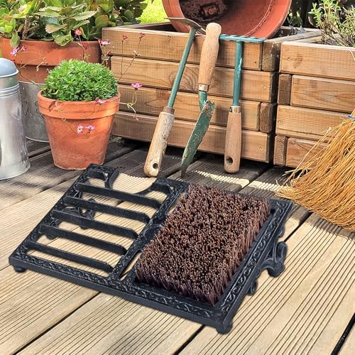 Cast Iron Boot Brush Scraper Outdoor，Heavy Duty Shoe Scrapers - Image 5