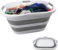 SAMMART 40L Collapsible Plastic Laundry Basket by SAMMART