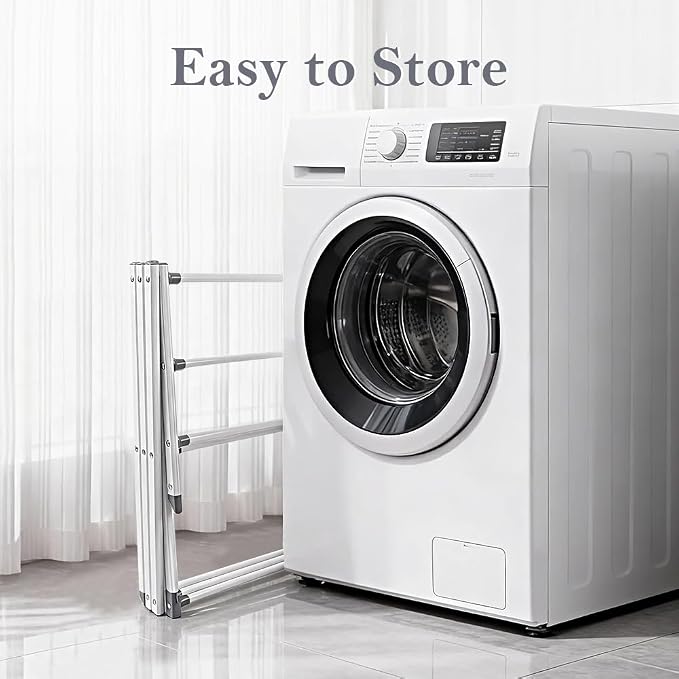 Foldable Clothes Drying Rack 41"x29"x14" - Image 6