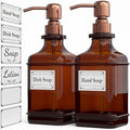 Soap Dispenser 2 Pack, Hand Soap Dispensers by GLADPURE