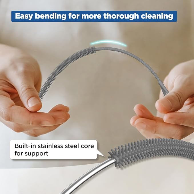 YOTIME Silicone Straw Cleaner Brush - Image 4