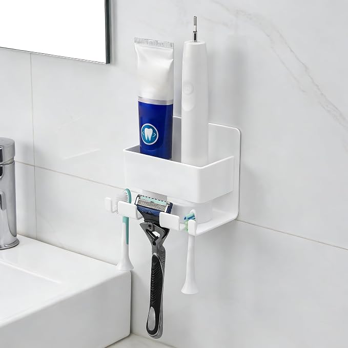 Electric Toothbrush Holder Wall Mounted, Electric Toothbrush Cord Organizer - Image 3