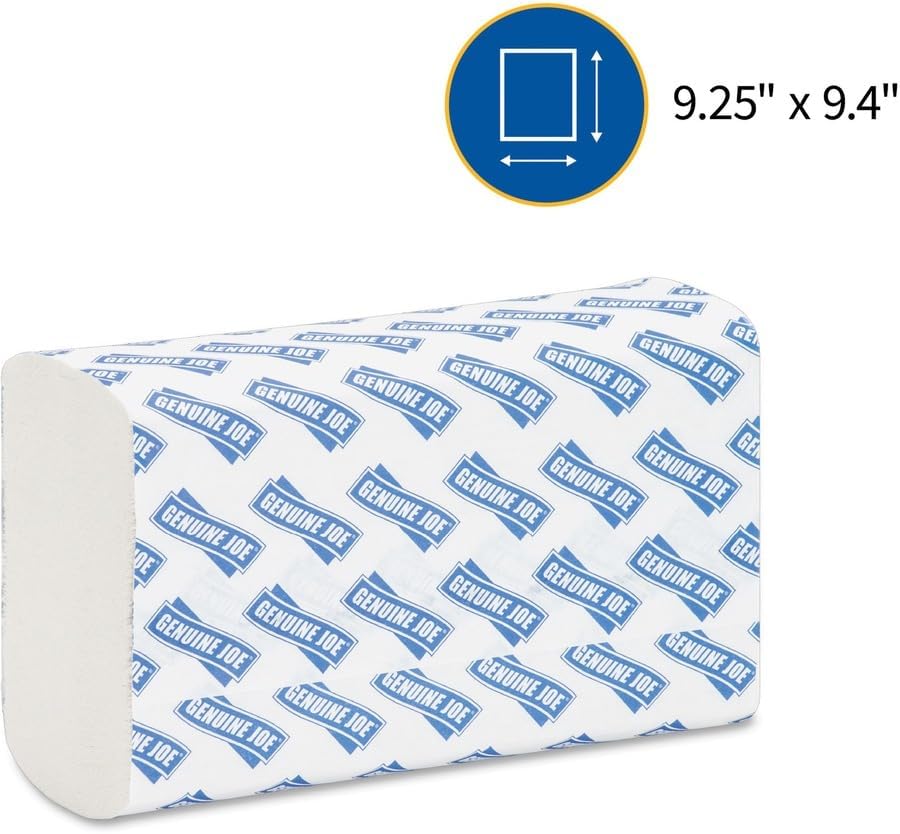 Genuine Joe Multifold Hand Towels, 9.5" x 9.10" - Image 5