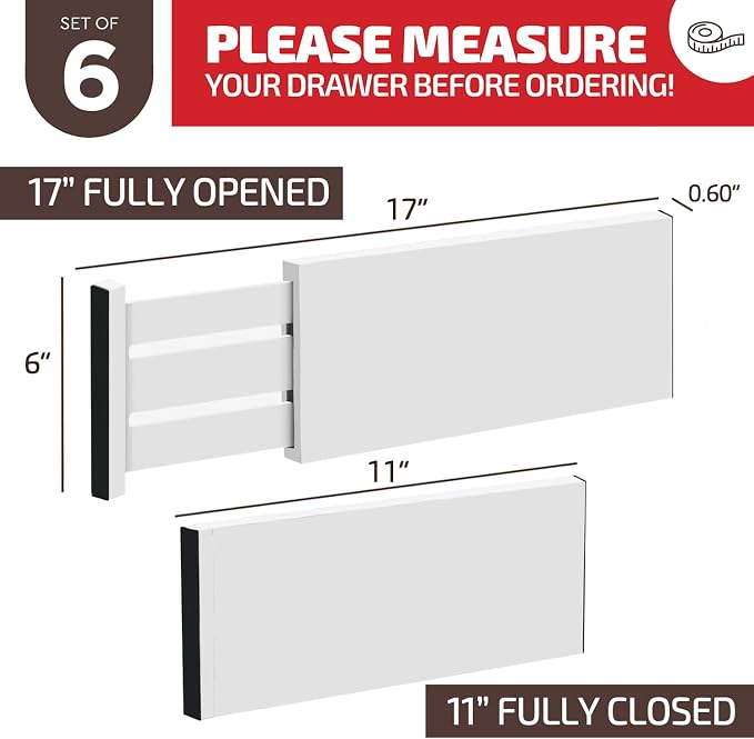 6-Pack Drawer Dividers - Image 2
