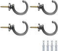 DeSS 4 Pack Curtain Holdbacks Curtain Tiebacks Hooks Wall Mounted Curtain Hooks by DeSS