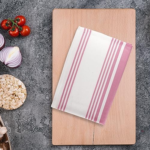 Urban Villa Kitchen Towels Cotton Dish Towels 20”x30” Baby Pink - Image 5