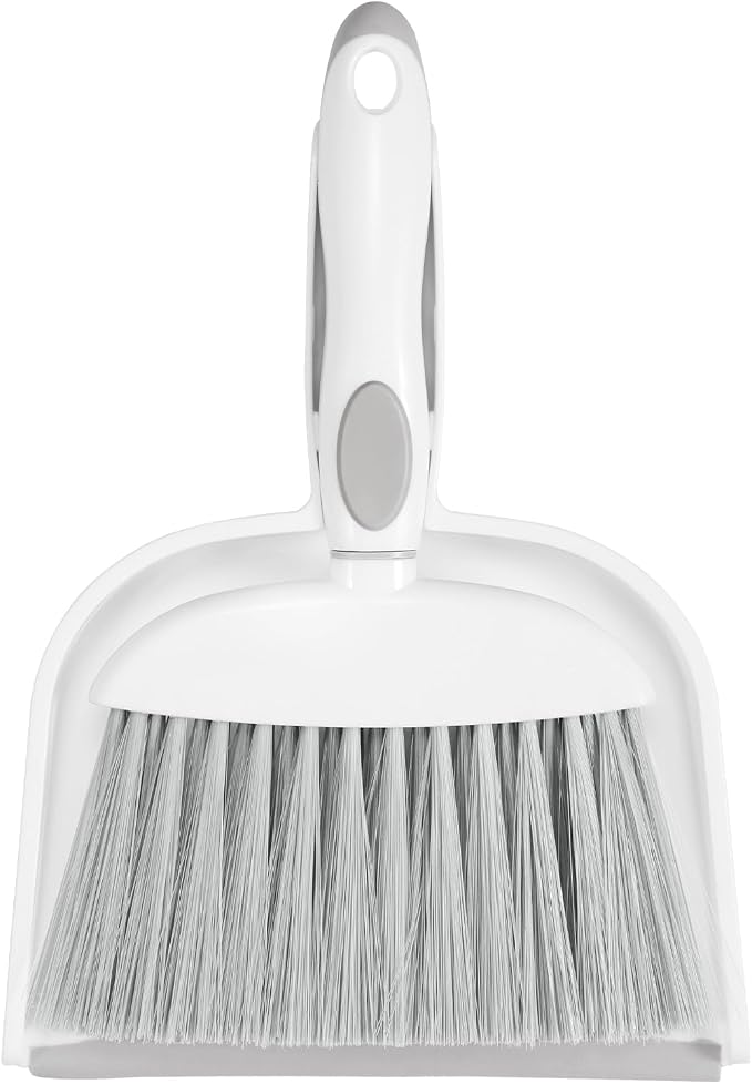 NACENA Small Dust Pan and Brush Set, Mini Broom and Dustpan Set by nacena