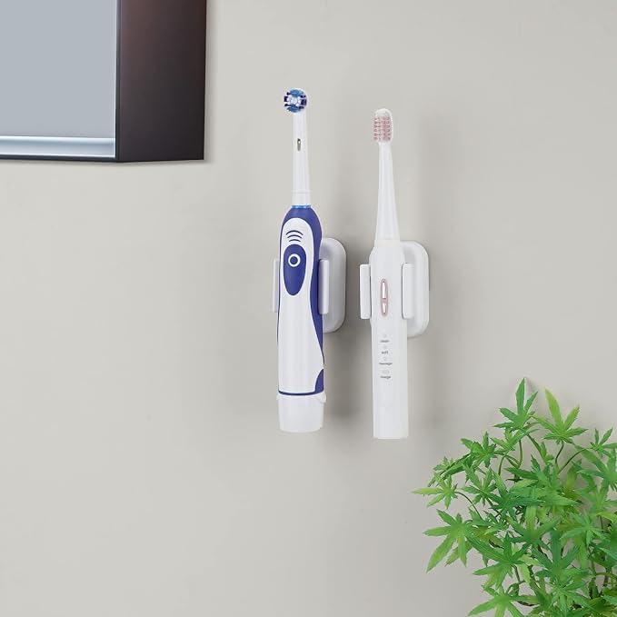 2 PCS Toothbrush Holder Wall Mounted - Image 4