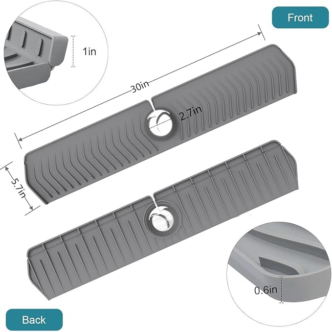 Large Size Kitchen Sink Splash Guard - Image 6