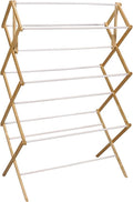 Household Essentials Folding Clothes Drying Rack, Wood Frame by HouseholdEssentials