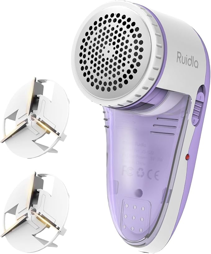 Ruidla Fabric Shaver Lint Shaver Defuzzer, Rechargeable Lint Remover | Electric by Ruidla