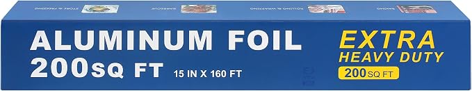 Superior Extra Heavy Duty Aluminum Foil 15" x 200 SQ FT | about 50% Thicker by Unknown