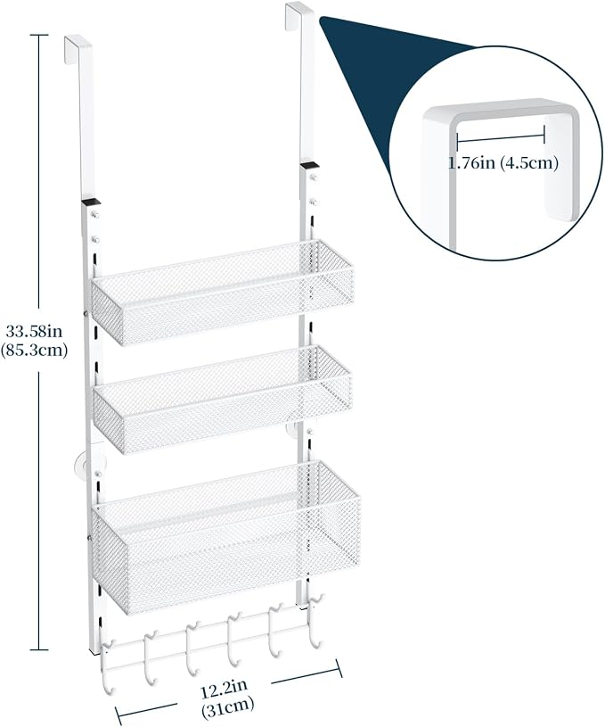 Consumest Over The Door Hooks Organizer - Image 7