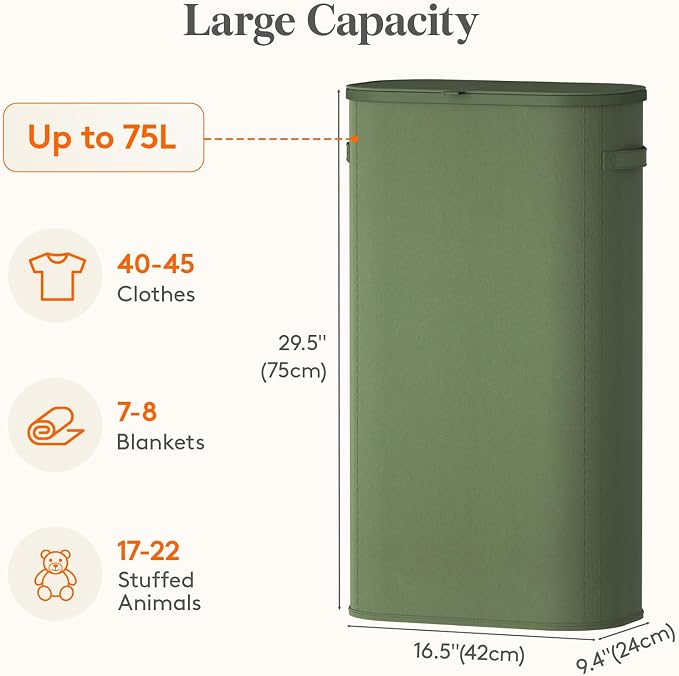 Lifewit Slim Laundry Basket - Image 3