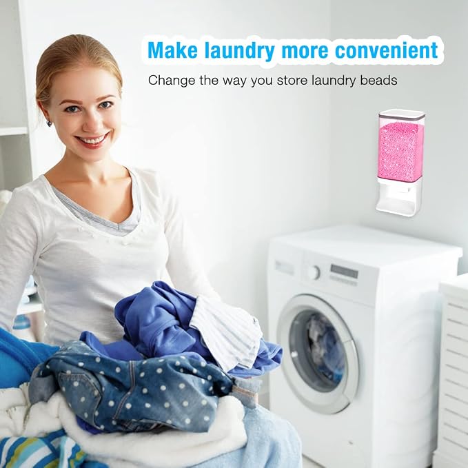 Conworld Laundry Detergent Dispenser, Wall Mounted Laundry Beads Dispenser - Image 2