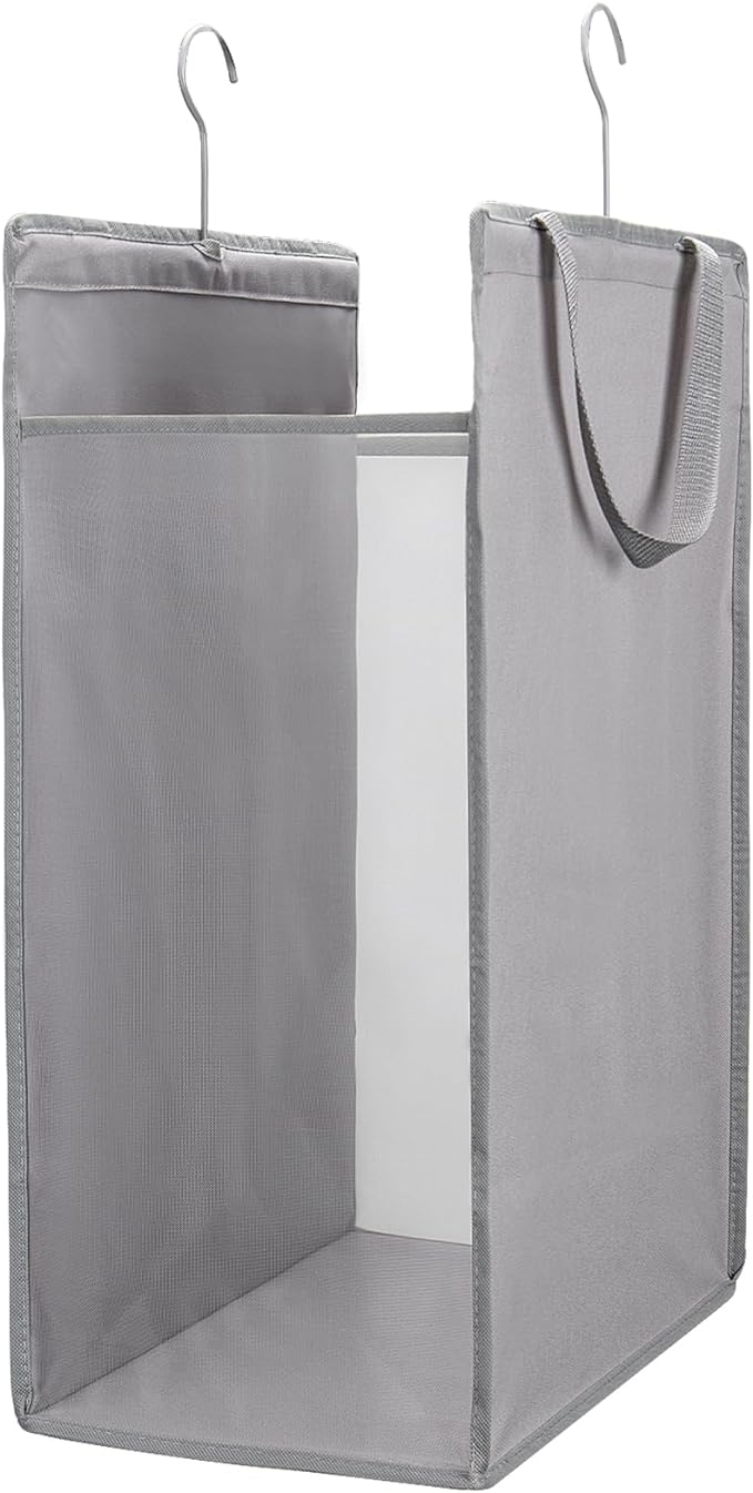 FENTEC 1 Pack Grey Hanging Laundry Hamper，Laundry Hamper Bag by Fentec