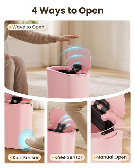 Cesun 5 Gallon Automatic Bathroom Trash Can - Image 2