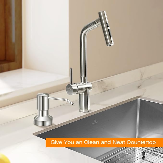 Sink Soap Dispenser for Kitchen Sink, Countertop Built in Sink Soap Dispenser - Image 6