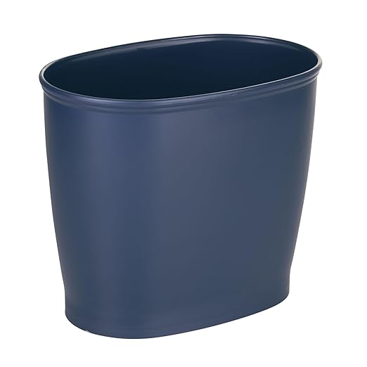 iDesign Slim Plastic Bathroom Trash Can, by iDesign