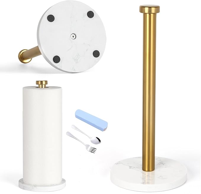 Standing Paper Towel Holder, Kitchen Paper Towel Roll Holder- by GWGTHZ