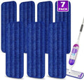 Washable Microfiber Mop Pads for Swiffer PowerMop: Wet Mop Refills 7 Pack by MEXERRIS