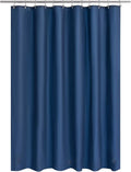 Barossa Design Navy Blue Shower Curtain Liner Standard Size by BarossaDesign