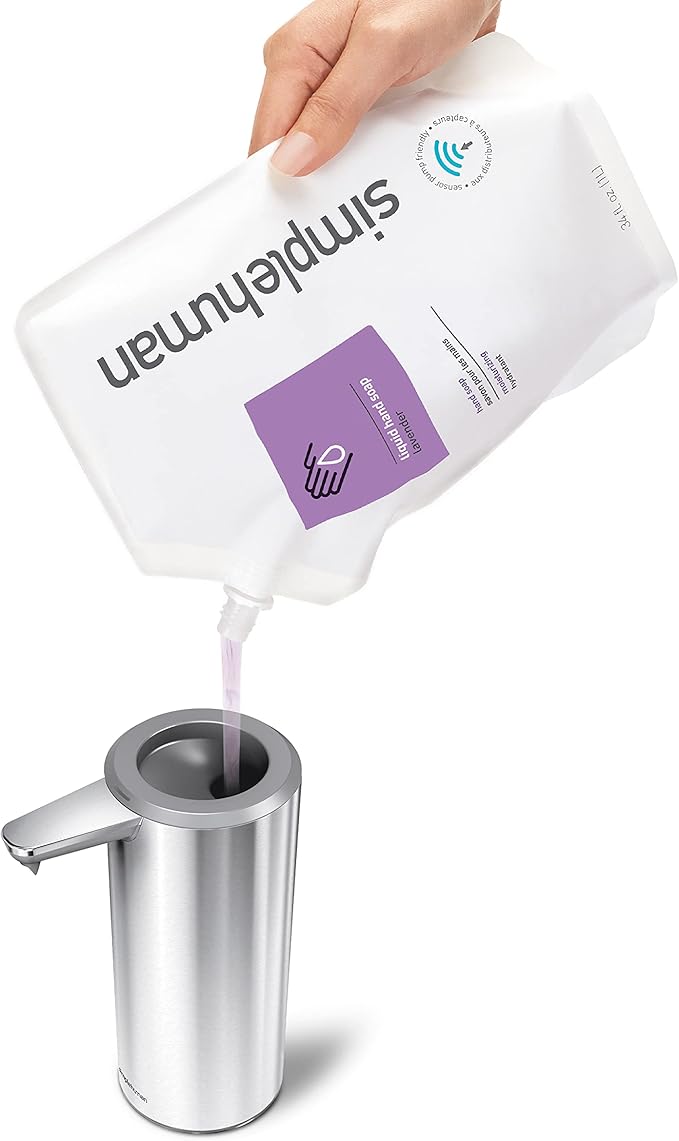 simplehuman 9 oz. Touch-Free Rechargeable Sensor Liquid Soap Pump Dispenser - Image 5