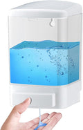 Manual Soap Dispenser Wall Mounted, Bathroom Kitchen Commercial | Leak-proof by IEALODS