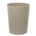 UUJOLY Plastic Small Bathroom Trash Can Wastebasket Garbage Can, Khaki | by UUJOLY