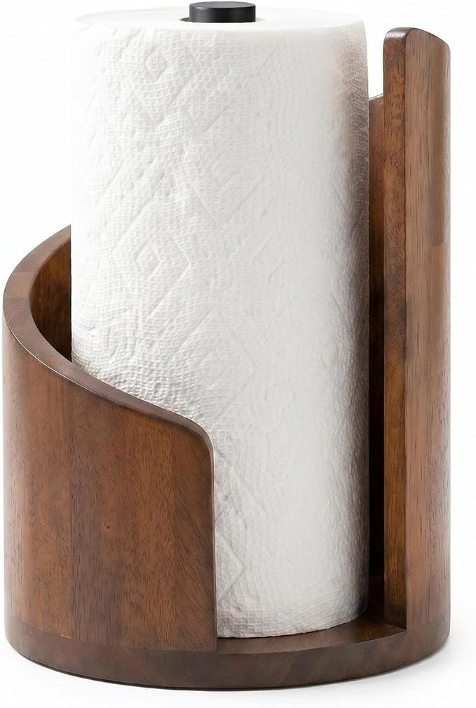 Wooden Paper Towel Holder, for Jumbo Rolls - Image 2