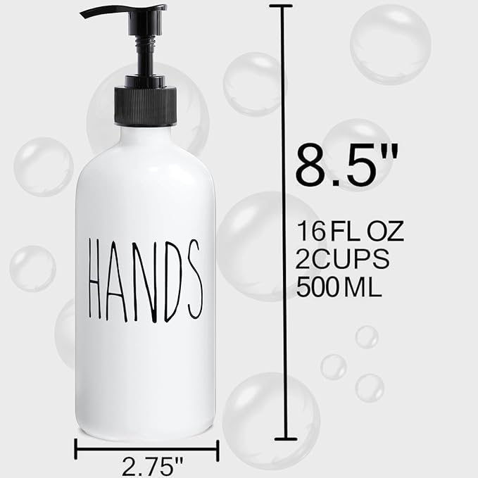 MOMEEMO Soap Dispenser Set 2 Pack, Contains Dish and Hand Soap Dispenser. | - Image 2