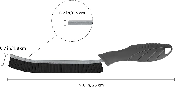 FOOGWEE Hard Bristle Crevice Cleaning Brush - Image 7