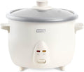 DASH Family Rice Cooker with Removable Nonstick Pot, Keep Warm Function & Recipe Guide, 20 Cup Capacity for Rice, Grains, Soups & Stews – Cream