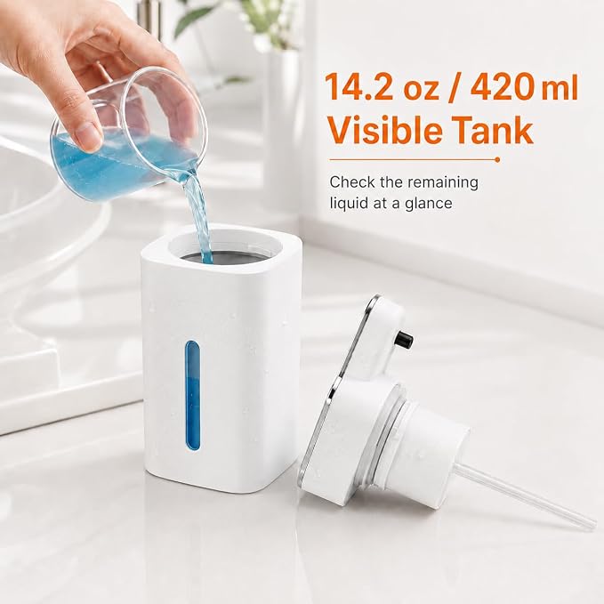 Automatic Liquid Soap Dispenser Touchless, USB Rechargeable | 14.2 oz Hand Soap - Image 6