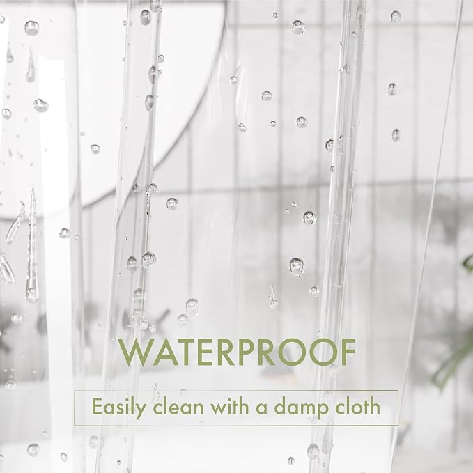 AmazerBath Long Shower Curtain Liner - Image 4