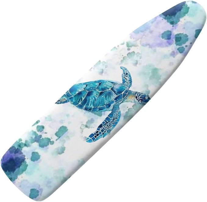 Boho Sea Turtle Ironing Board Cover and Pad Heat Resistance & Resist Scorching by Hinthetall