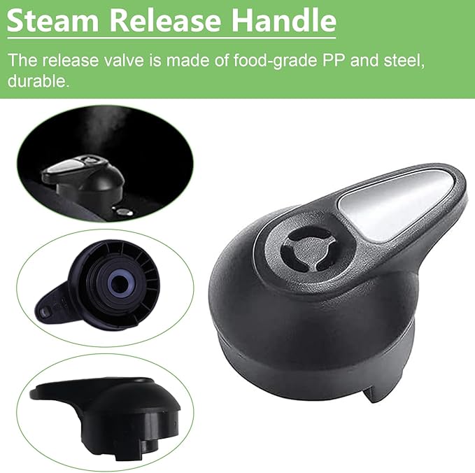 11 PCS Instant Pot Replacement Parts for Lux 8 QT, Instant Pot Accessories Include Sealing Ring, Steam Release Valve, Anti-Block Shield, Valve Sealing Ring, Float Valve and Gasket