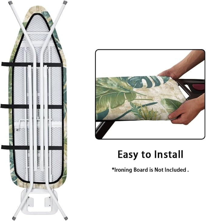 Tropical Palm Ironing Board Cover and Pad 15x54 Standard Size Ironing Board - Image 4
