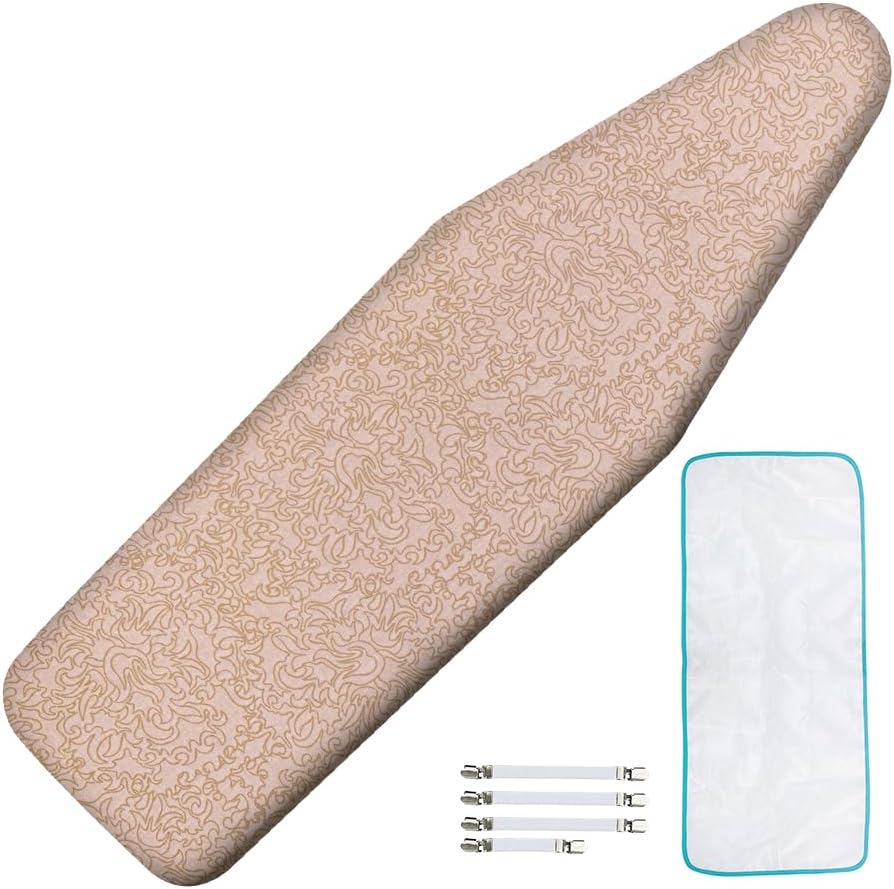 Ironing Board Cover and Pad, Extra Large 21x57, Extra Thick by Dalykate