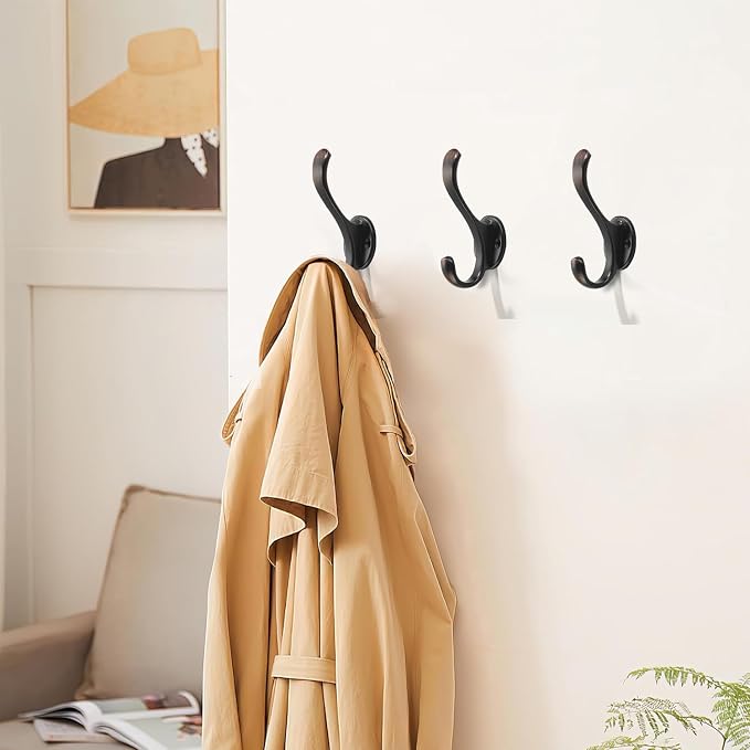 Coat Hooks 10Pack Hardware Towel Hooks - Image 4