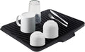 Silicone Dish Drying Mat for Kitchen Counter, Hangable & Roll-Up for by SCYFREID
