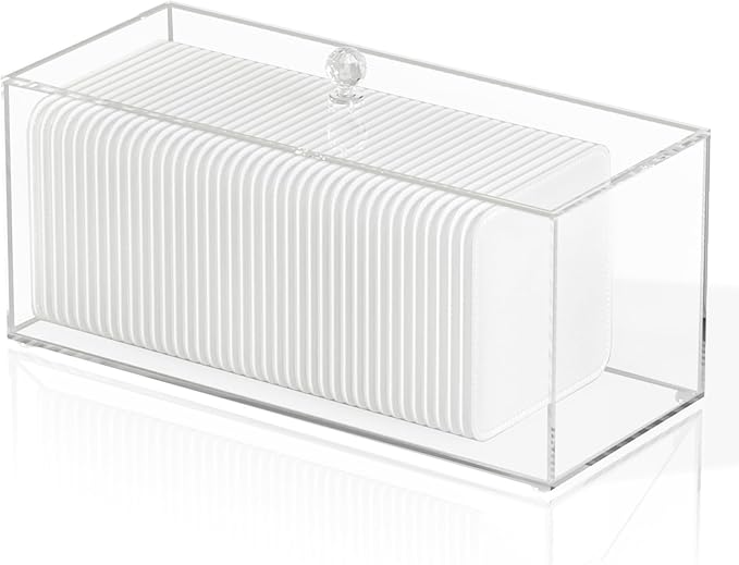 Acrylic Clean Pad Storage Box for Clean Skin Club by JHJFRAWY