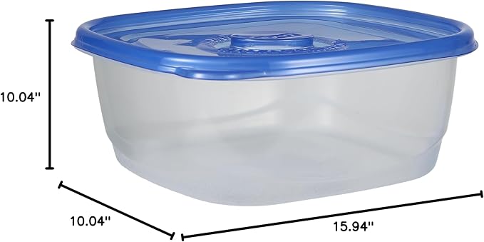 Glad GladWare XL Square Food Storage Containers, 104 Oz, dishwasher-safe - Image 7