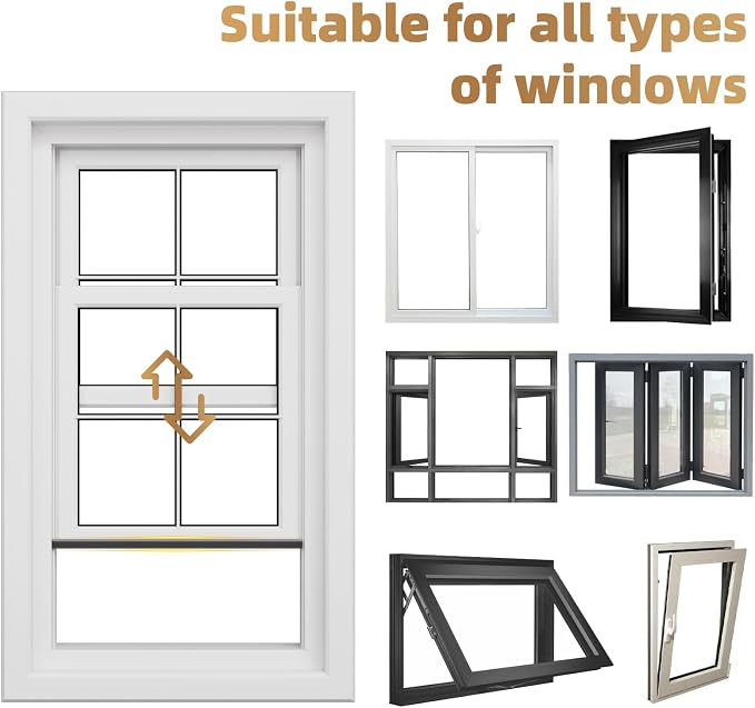Kneelisa 3Pcs×196” Wedge-Shape Foam Window Weather Stripping Door Seal | - Image 4