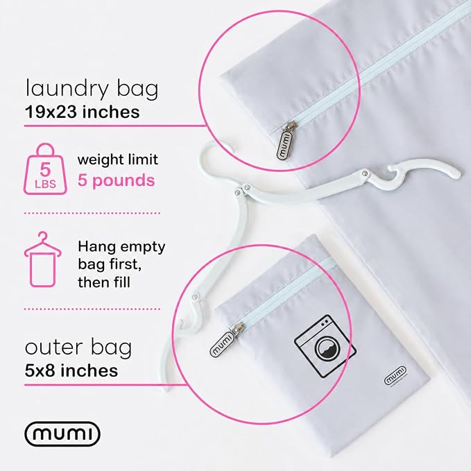 MUMI Smell-Proof Travel Laundry Bag - Image 6