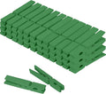Colored Clothes pins 2.9inch 50PCS Green, Colorful ClothesPins Wooden Clips by WAENLIR