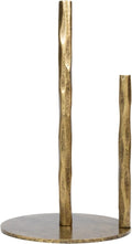 Paper Towel Holder, Hand-Forged Vintage Gold Paper Towel Stand Holder, Kitchen by BEGINS